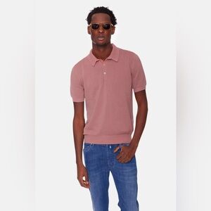 Abercrombie & Fitch Short-Sleeve Polo in Rose